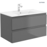 Vernal umywalka z szafką 80 cm grafit mat OLTENS 68001400