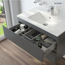 Vernal umywalka z szafką 100 cm grafit mat OLTENS 68002400
