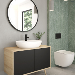 Zestaw Hamnes miska WC wisząca PureRim z powłoką SmartClean z deską wolnoopadającą Slim OLTENS 42515000