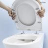 Zestaw Hamnes miska WC wisząca PureRim z powłoką SmartClean z deską wolnoopadającą Slim OLTENS 42515000