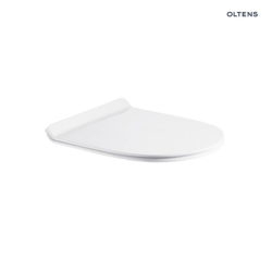 Zestaw Hamnes miska WC wisząca PureRim z powłoką SmartClean z deską wolnoopadającą Slim OLTENS 42515000