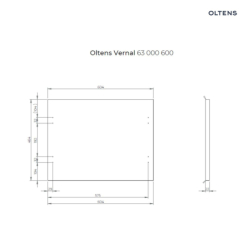 Vernal blat 60 cm naszafkowy dąb OLTENS 63000600