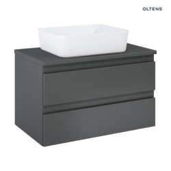 Vernal szafka 80 cm podumywalkowa wisząca z blatem grafit mat OLTENS 60004400