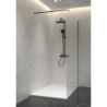 Bergytan brodzik 100x80 cm prostokątny RockSurface biały OLTENS 15100000