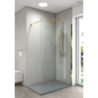 Bergytan brodzik 100x80 cm prostokątny RockSurface szary beton OLTENS 15100700