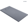 Bergytan brodzik 140x70 cm prostokątny RockSurface szary beton OLTENS 15105700