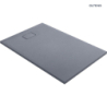 Bergytan brodzik 140x90 cm prostokątny RockSurface szary beton OLTENS 15107700