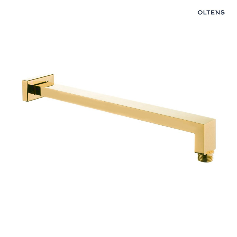 Lagan (S) ramię deszczownicy 40 cm prostokątne złoty połysk OLTENS 39401800
