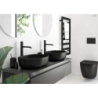 Hamnes umywalka 49x39,5 cm nablatowa owalna czarny mat OLTENS 40300300