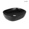 Hamnes umywalka 49x39,5 cm nablatowa owalna czarny mat OLTENS 40300300
