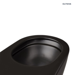 Hamnes miska WC wisząca PureRim czarny mat OLTENS 42013300