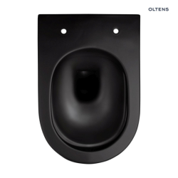 Hamnes miska WC wisząca PureRim czarny mat OLTENS 42013300