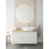Hamnes Thin umywalka 51x39 cm nablatowa owalna biała OLTENS 41313000