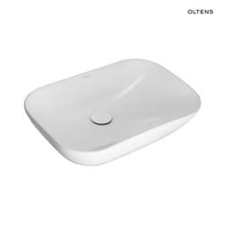 Solvig umywalka 51x34 cm nablatowa owalna biała OLTENS 40322000