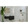 Hamnes Thin umywalka 49,5x35,5 cm nablatowa owalna z powłoką SmartClean biała OLTENS 40819000