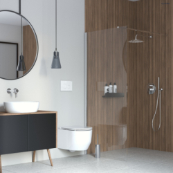Hamnes Thin umywalka 49,5x35,5 cm nablatowa owalna z powłoką SmartClean biała OLTENS 40819000