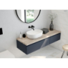 Hamnes Thin umywalka 60,5x41,5 cm nablatowa owalna z powłoką SmartClean biała OLTENS 40820000