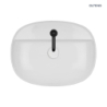 Hamnes Thin umywalka 51x39 cm nablatowa owalna z powłoką SmartClean biała OLTENS 41813000
