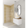 Hamnes Thin umywalka 51x39 cm nablatowa owalna z powłoką SmartClean biała OLTENS 41813000