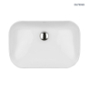 Solvig umywalka 51x34 cm nablatowa owalna z powłoką SmartClean biała OLTENS 40822000
