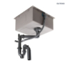 Stalvask zlewozmywak stalowy 1-komorowy 44x44 cm stal polerowana OLTENS 71100100