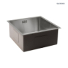 Stalvask zlewozmywak stalowy 1-komorowy 44x44 cm stal polerowana OLTENS 71100100