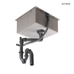 Stalvask zlewozmywak stalowy 1-komorowy 54x44 cm stal polerowana OLTENS 71101100