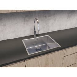 Stalvask zlewozmywak stalowy 1-komorowy 54x44 cm stal polerowana OLTENS 71101100