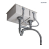 Stalvask zlewozmywak stalowy 1,5-komorowy 58x44 cm stal polerowana OLTENS 71200100
