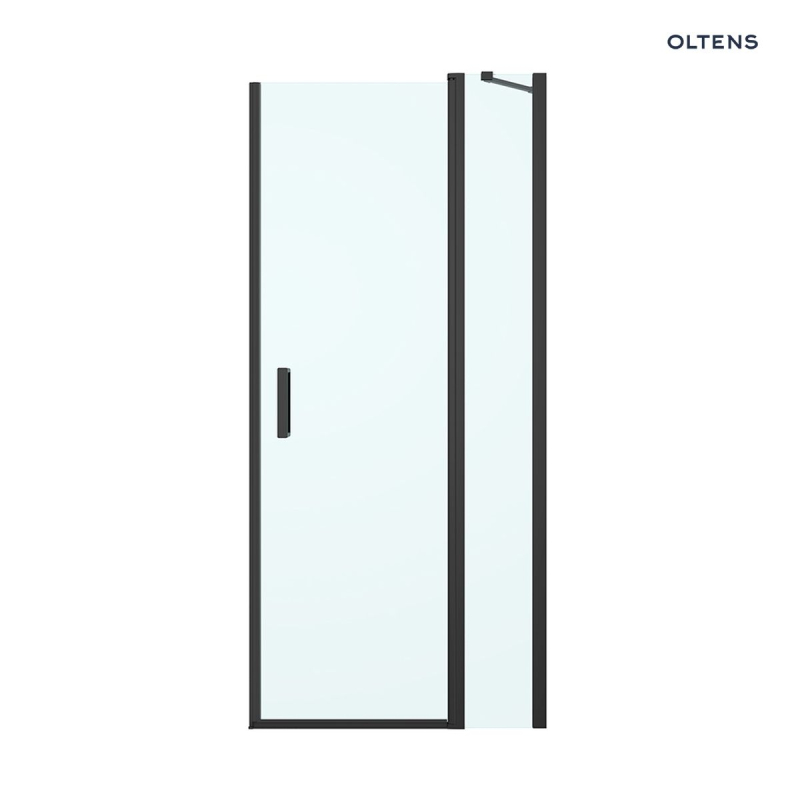 Verdal drzwi prysznicowe 100 cm czarny mat/szkło przezroczyste OLTENS 21205300