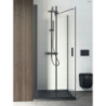 Superior brodzik 100x80 cm prostokątny akrylowy czarny mat OLTENS 15002300