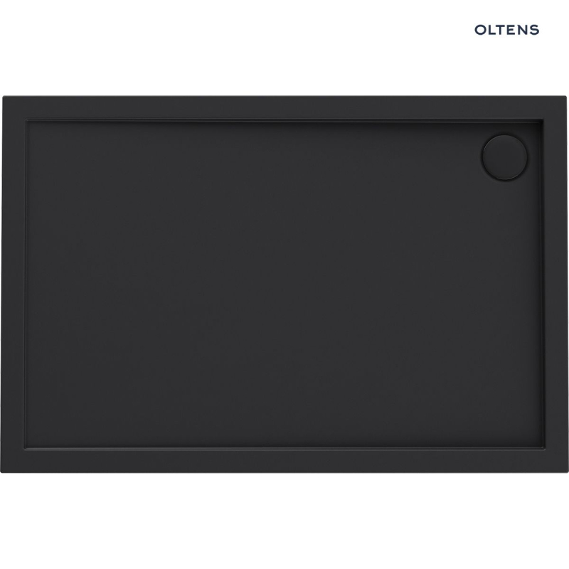 Superior brodzik 120x90 cm prostokątny akrylowy czarny mat OLTENS 15006300