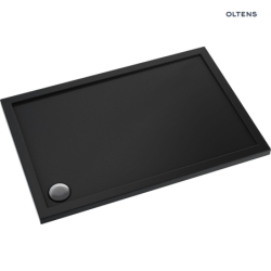 Superior brodzik 120x90 cm prostokątny akrylowy czarny mat OLTENS 15006300