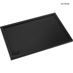 Superior brodzik 120x90 cm prostokątny akrylowy czarny mat OLTENS 15006300