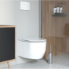 Zestaw Holsted miska WC wisząca PureRim z powłoką SmartClean z deską wolnoopadającą biały OLTENS 42517000