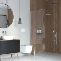 Zestaw Holsted miska WC wisząca PureRim z powłoką SmartClean z deską wolnoopadającą biały OLTENS 42517000