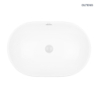 Tive umywalka 61x40 cm wpuszczana owalna z powłoką SmartClean biała OLTENS 40823000