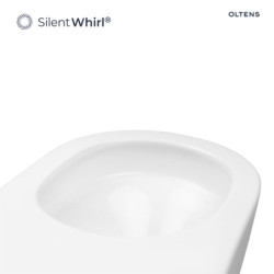 Hamnes Stille miska WC wisząca PureRim z powłoką SmartClean biała OLTENS 42521000