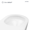Hamnes Stille miska WC wisząca PureRim z powłoką SmartClean biała OLTENS 42521000