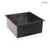 Stalvask zlewozmywak stalowy 1-komorowy 44x44 cm czarny OLTENS 71100300