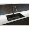 Stalvask zlewozmywak stalowy 1-komorowy 76x44 cm czarny OLTENS 71102300