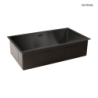 Stalvask zlewozmywak stalowy 1-komorowy 76x44 cm czarny OLTENS 71102300