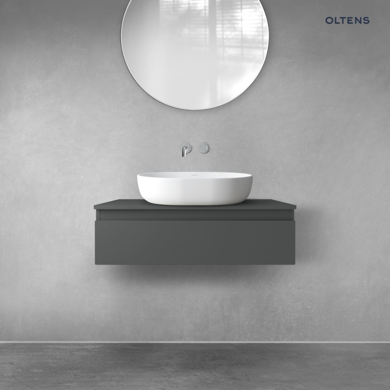 Vernal szafka 80 cm podumywalkowa wisząca grafit mat OLTENS 60010400