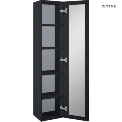 Vernal szafka 160 cm boczna wisząca czarny mat OLTENS 61000300