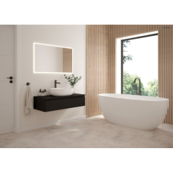 Vernal blat 100 cm naszafkowy slim czarny mat OLTENS 63006300