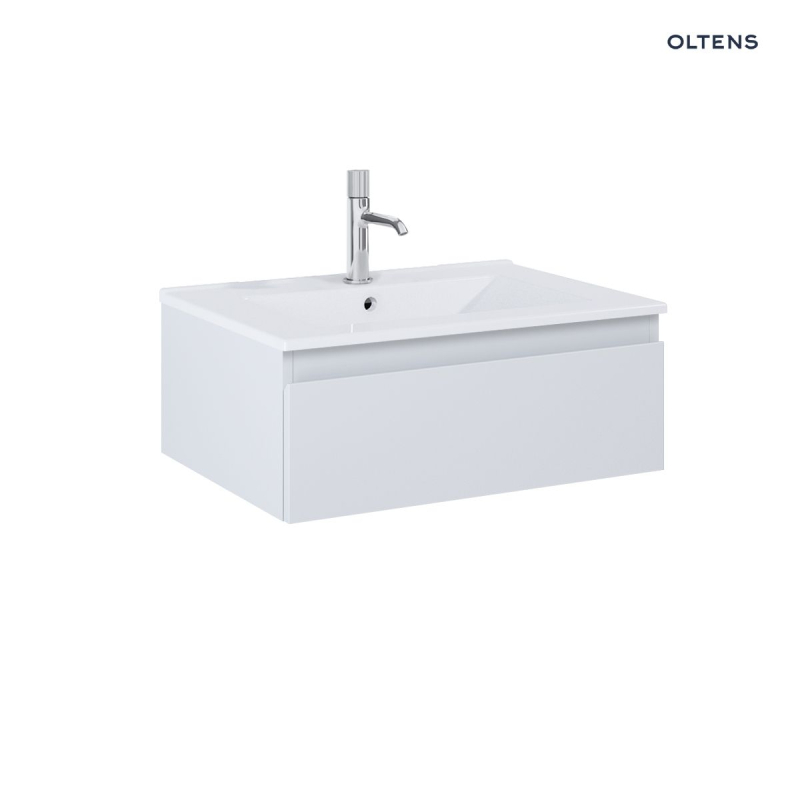 Zestaw Vernal umywalka z szafką 60 cm biały/szary mat OLTENS 68004700