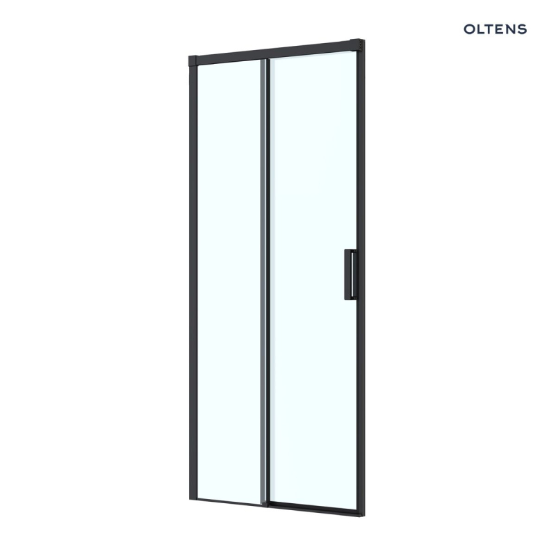 Breda drzwi prysznicowe 100 cm czarny mat/szkło przezroczyste OLTENS 21213300