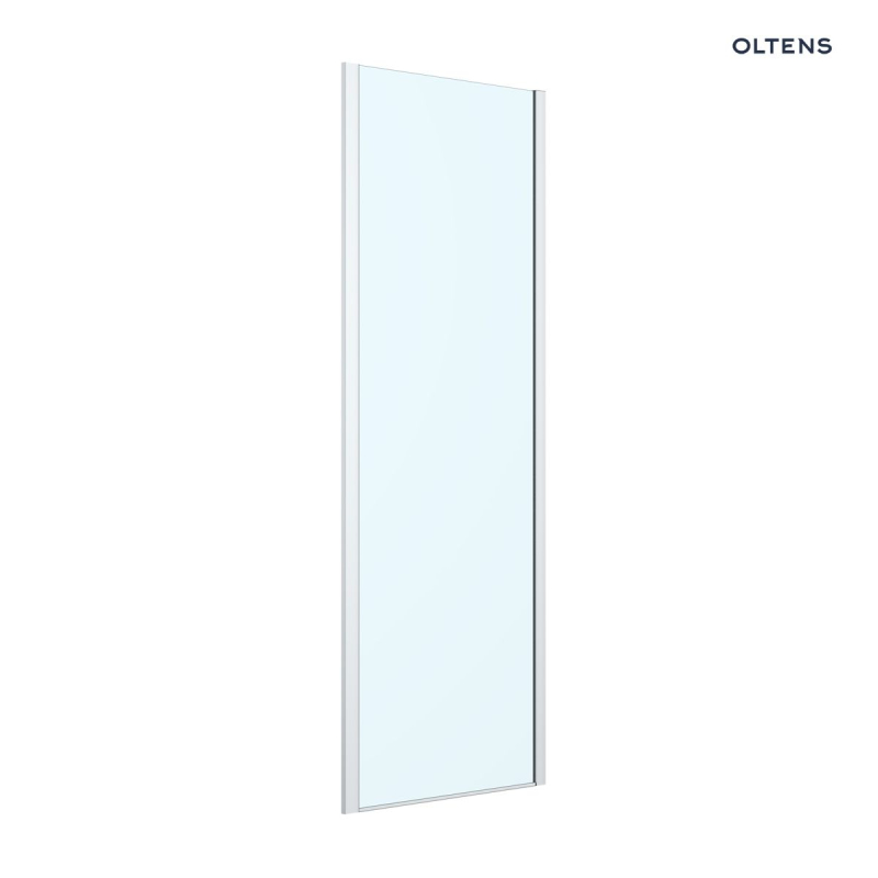 Breda ścianka prysznicowa 90 cm boczna chrom/szkło przezroczyste OLTENS 22105100
