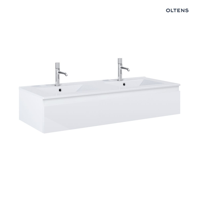 Vernal umywalka z szafką 120 cm biały połysk OLTENS 68010000