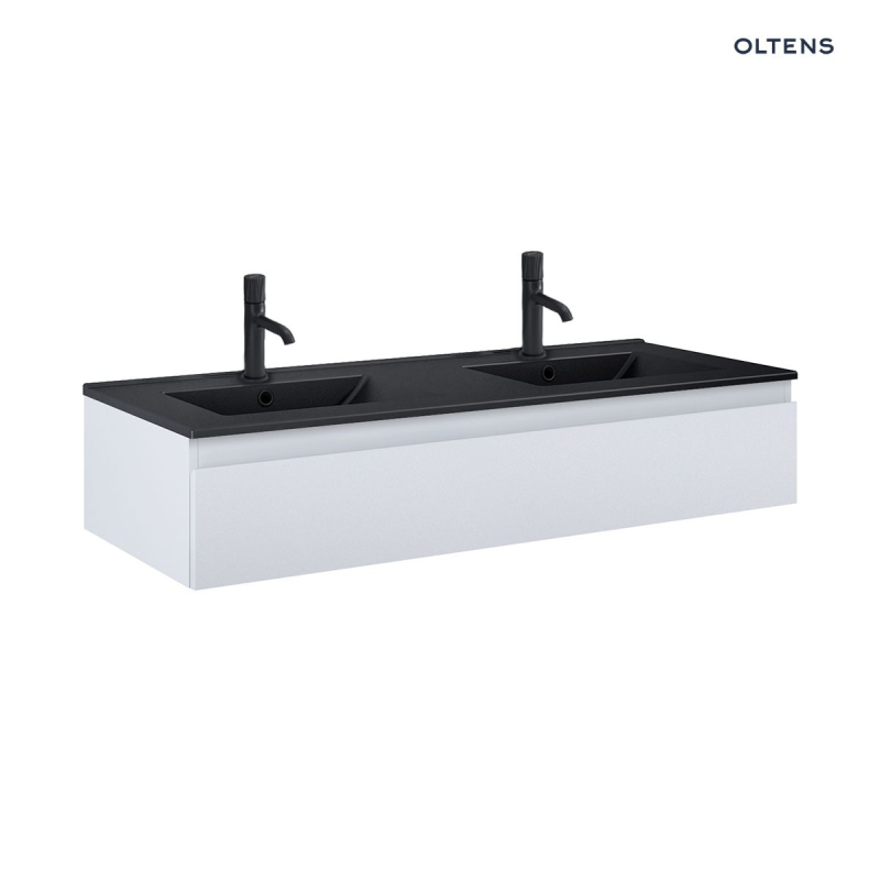 Vernal umywalka z szafką 120 cm czarny mat/szary mat OLTENS 68011700
